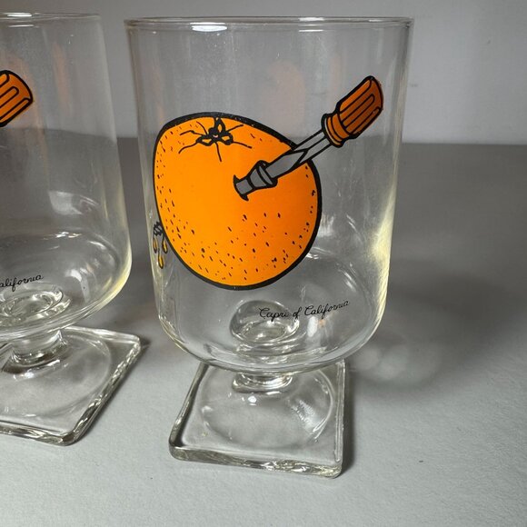 Set of 3 Vintage Screwdriver Glasses - Picture 3 of 13